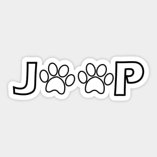 Jeep Paw Sticker